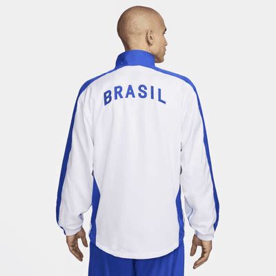 brazil 1998 reissue men's nike soccer replica track jacket|brazil reissue track jacket.